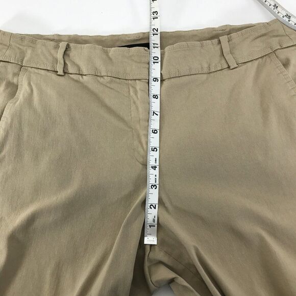 Lane Bryant Boot Cut Dress Pants Women's Plus Size 20 Regular Tan Stretch Career - Picture 6 of 10